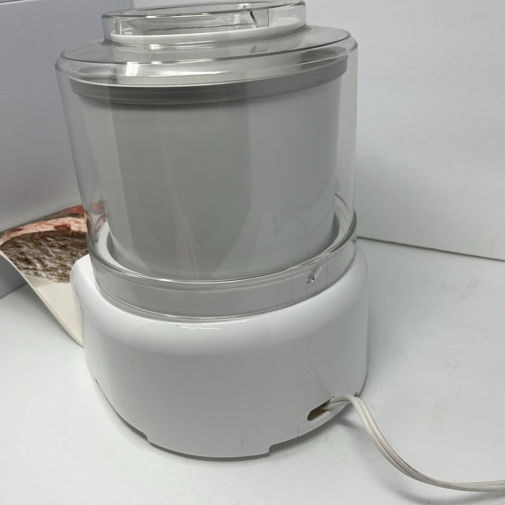Cuisinart ICE-21 Frozen Yogurt-Ice Cream and Sorbet Maker - White Tested - Picture 6 of 9